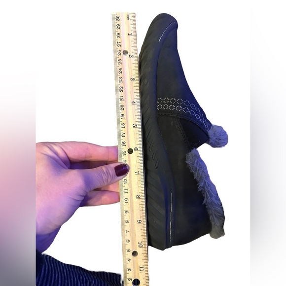 JBU by Jambu Willow Memory Foam Faux Fur Lined Slippers Womens Size 11 Grey - Picture 13 of 14